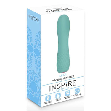 Vibratore Leila Ricaricabile Flessibile in Silicone Turchese Ergonomico